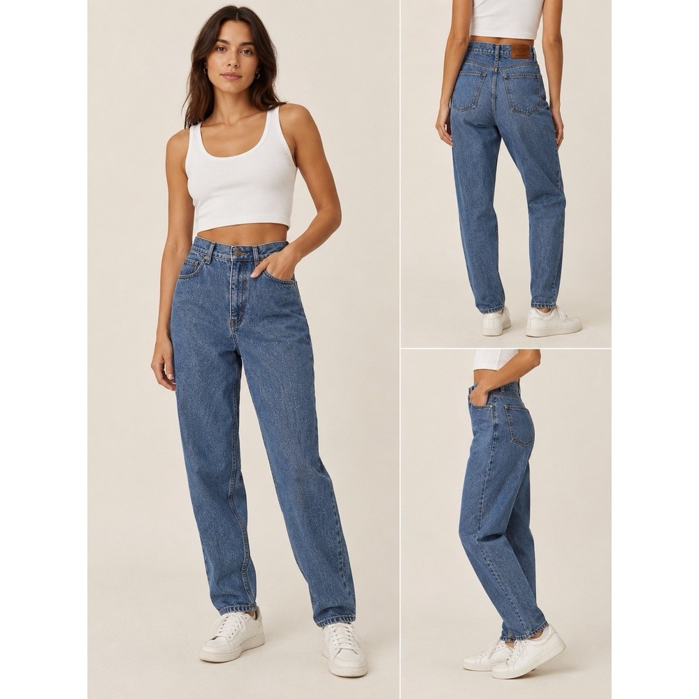 Seasons Sport Vtg Denim Jeans Sz 12 High Rise Tapered Leg Relaxed Fit Retro Mom